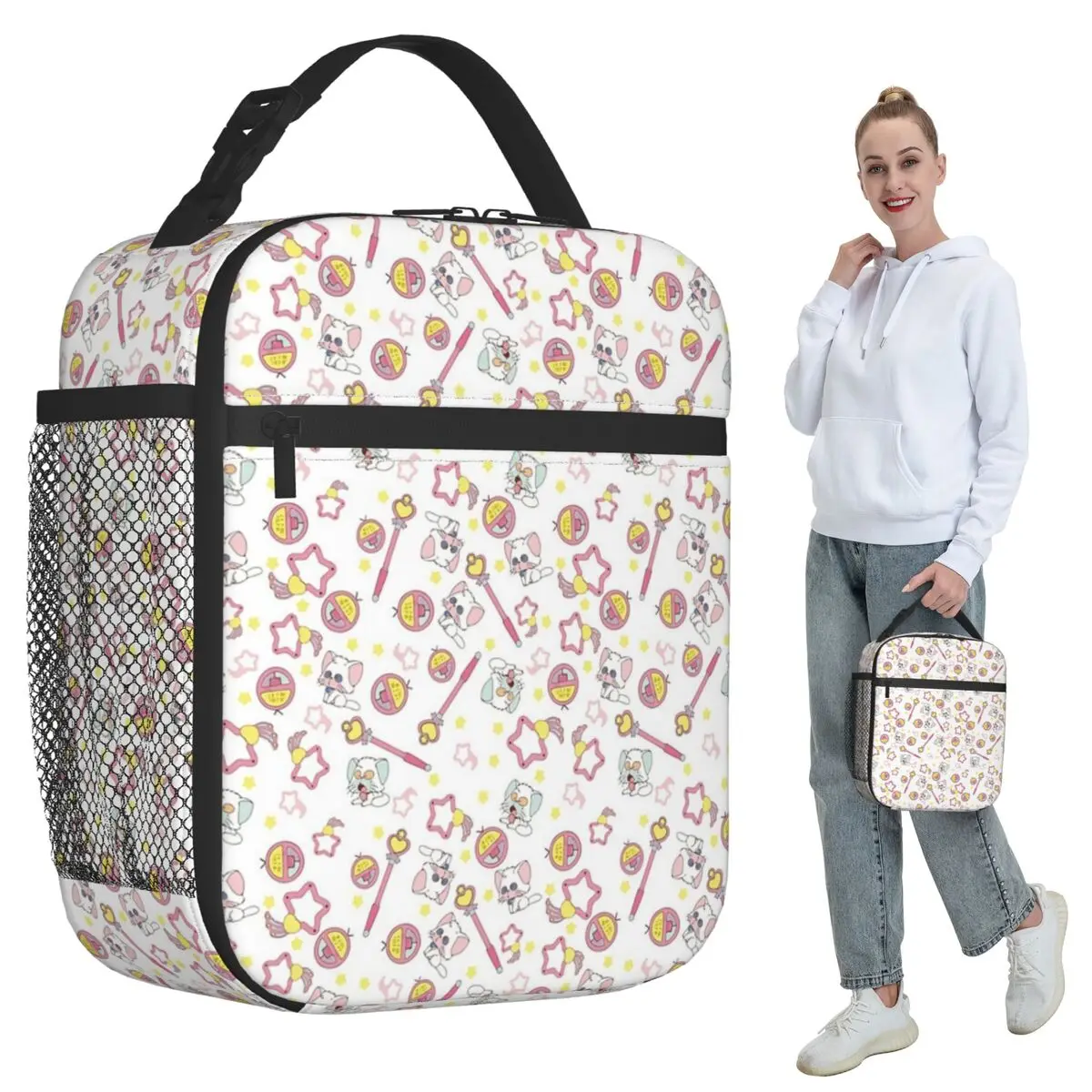 

Creamy Mami - Texture 02 Insulated Lunch Bag for Women Office Cooler Thermal Food Box Tote Leakproof Lunch Boxes Container