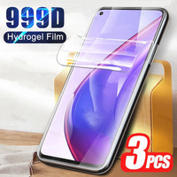 3Pcs Hydrogel Film for Xiaomi Mi 10 11 Lite 10T 11T Pro 11i Mi 9T 9 8 Pro SE Screen Protector For Mi A1 A2 A3 Mi5 Mi6 Mi 5S Film