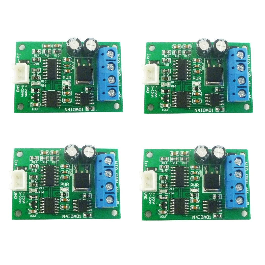 DC 12V 24V RS485 to 4-20MA 0-20MA Current Signal Generator PWM To Current Analog Converter Modbus RTU 03 06 DAC Module DIY