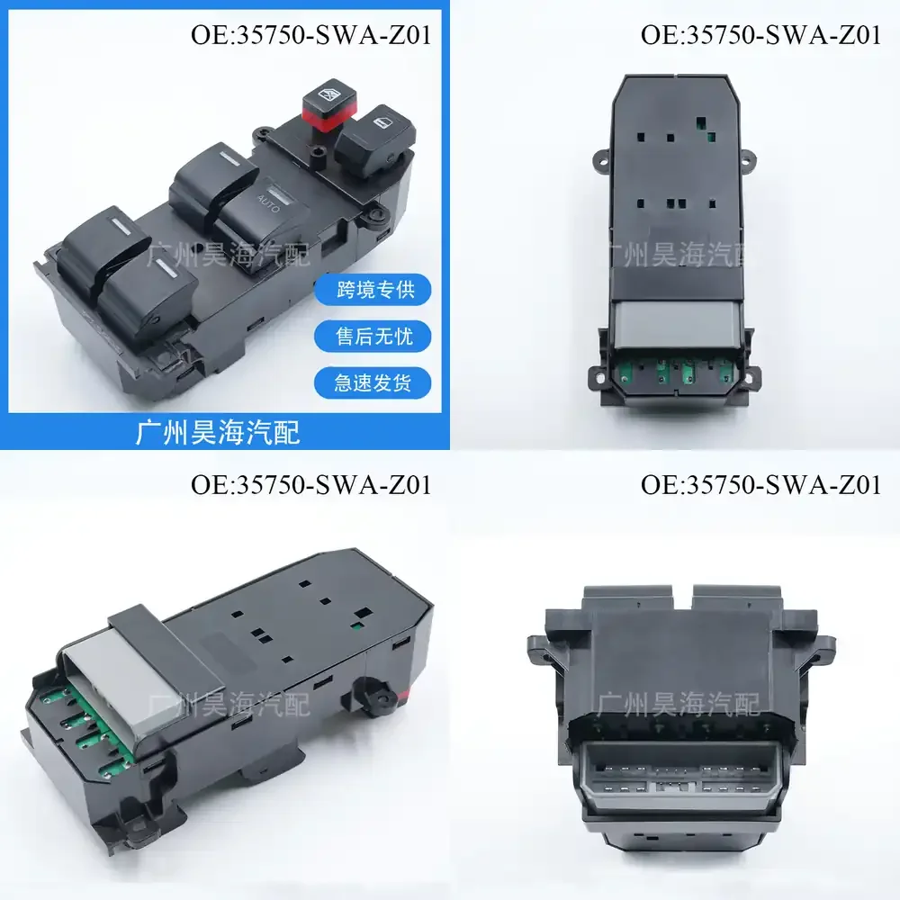 

Glass Power Window Switch for Honda CRV Right Hand Drive 2007 2008 2009 2010 2011 Car Door Control Switch Auto Electrical