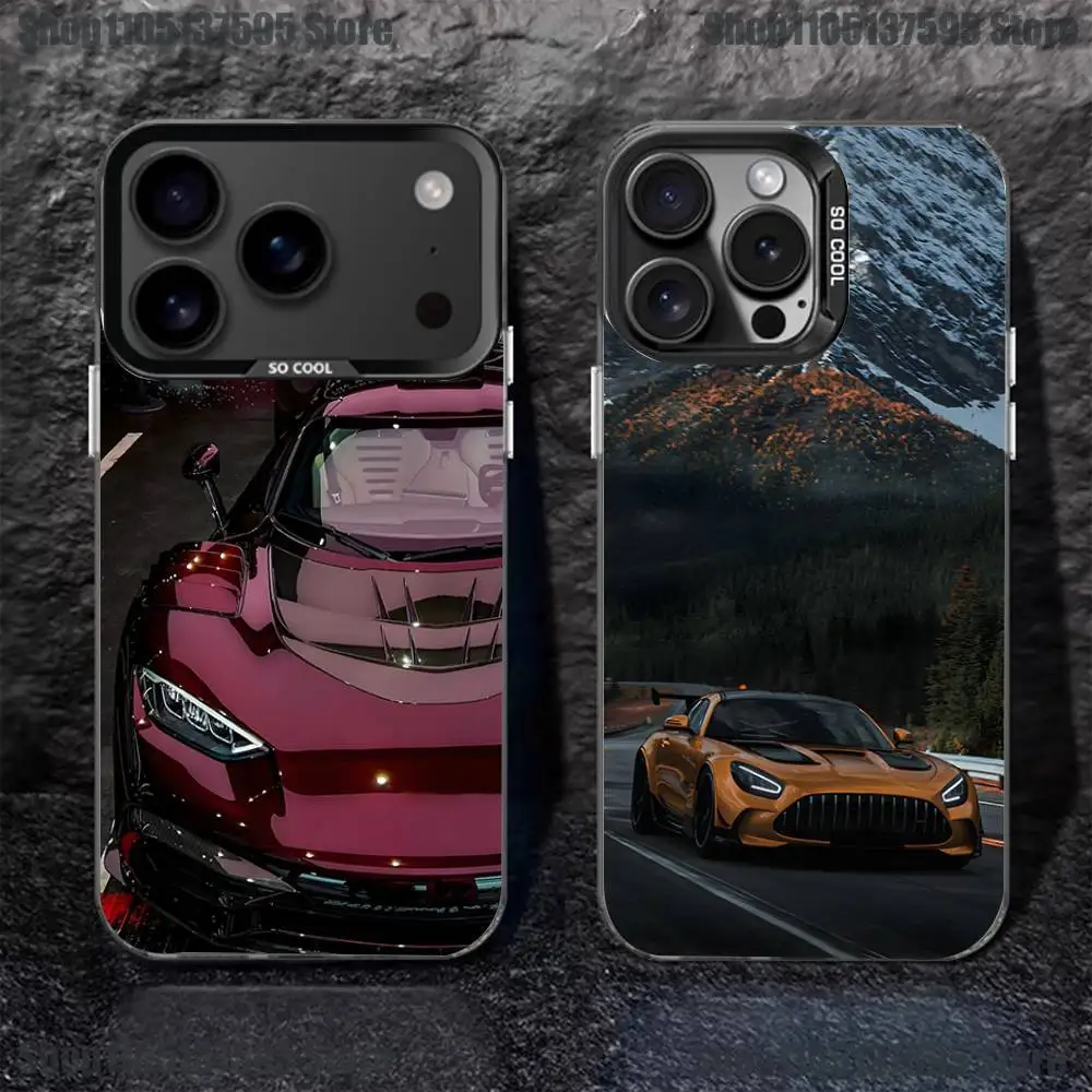 

Hot Sport M-Mer-cedes-S Cool Car Phone Case For iPhone 16,15,14,13,12,11,Pro,XS,Max,Plus,Mini,SE4,E Black Matte Shockproof Cover