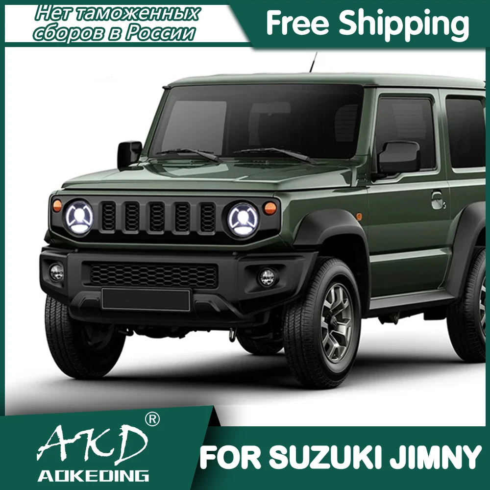 Car For Suzuki Jimny 2018-2020 Headlights DRL Hella LED Bi Xenon Bulb Fog Lights Car Accessory Jimny Head Lamp