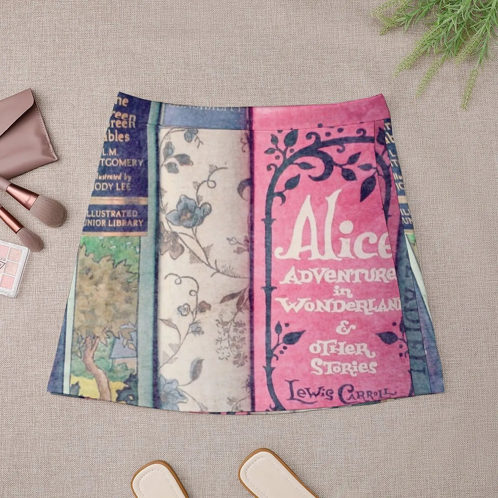 A Perfect Libraray Mini Skirt womans clothing Summer skirt