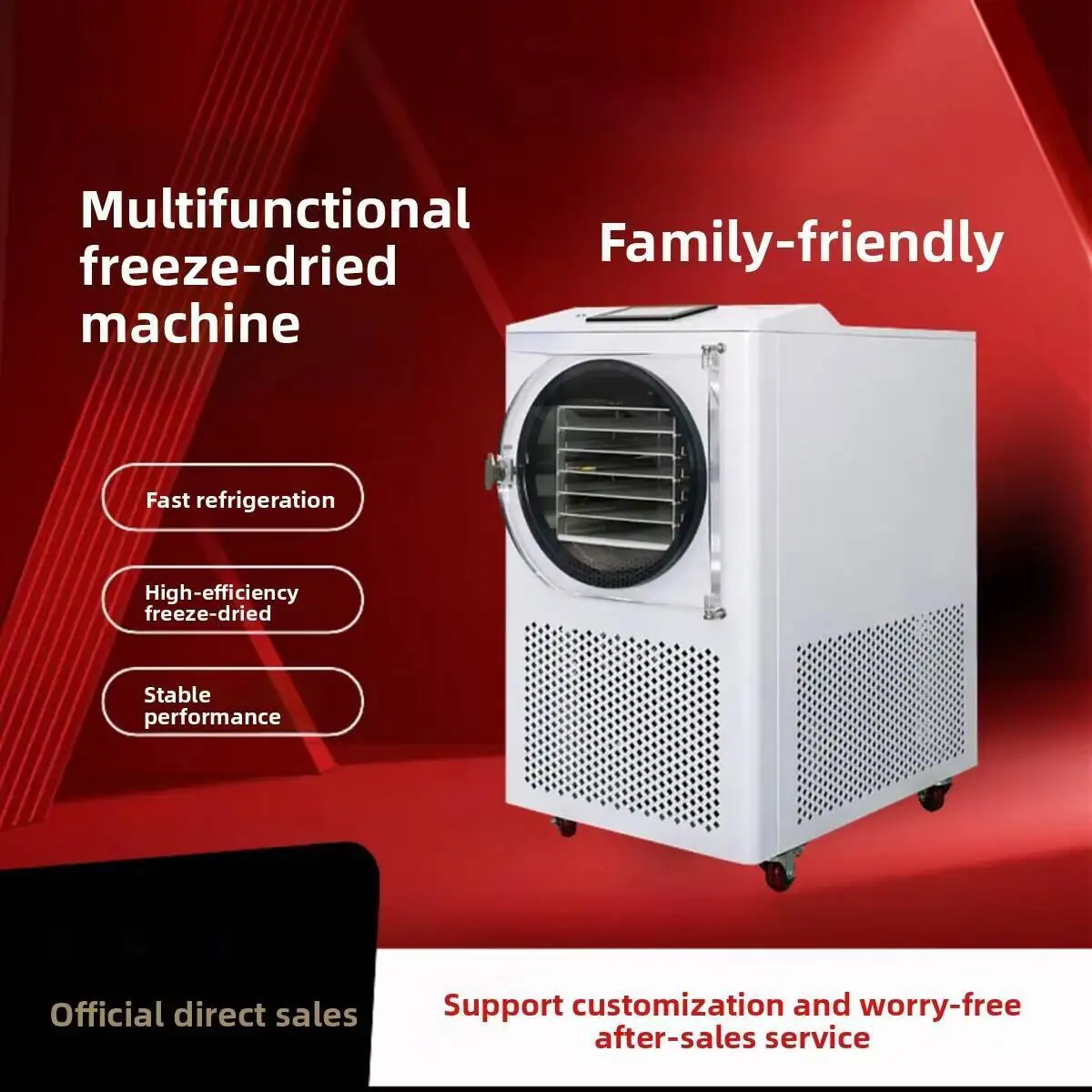 

Freezing Vegetable Vacuum Pet Food Freeze Fruit Multifunctional Household Dryer Commercial