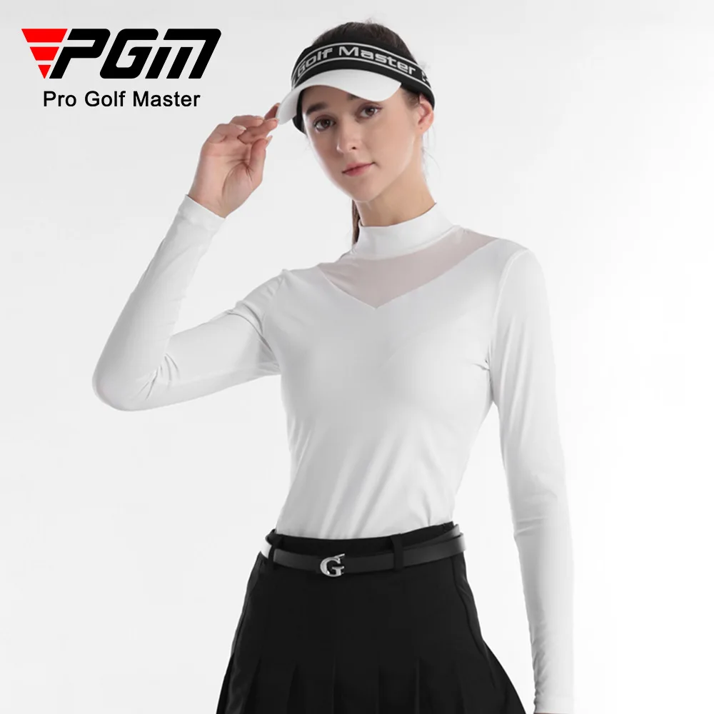 

PGM Women's Golf Long Sleeve T Shirts Top Sports Fabric Soft Breathable and Comfortable 2024 Leisure Golf Shoes YF611