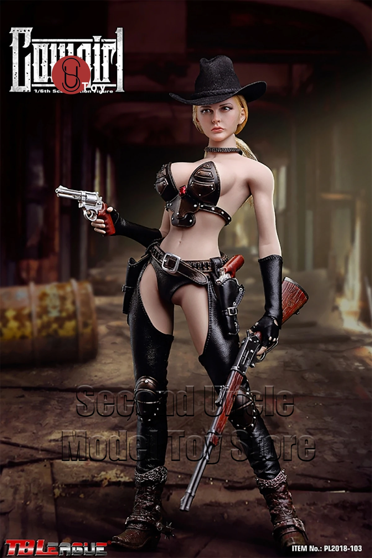 

PHICEN TBLeague PL2018-103 1/6 Cowgirl 12'' Female Soldier Action Figure Full Set Collectible Model Toys Gift