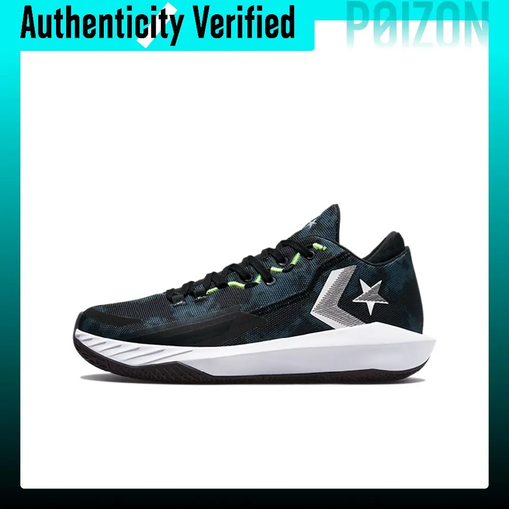 Converse All Star BB Jet Basketball Shoes Unisex Mid Top Black/Navy Blue 171698C