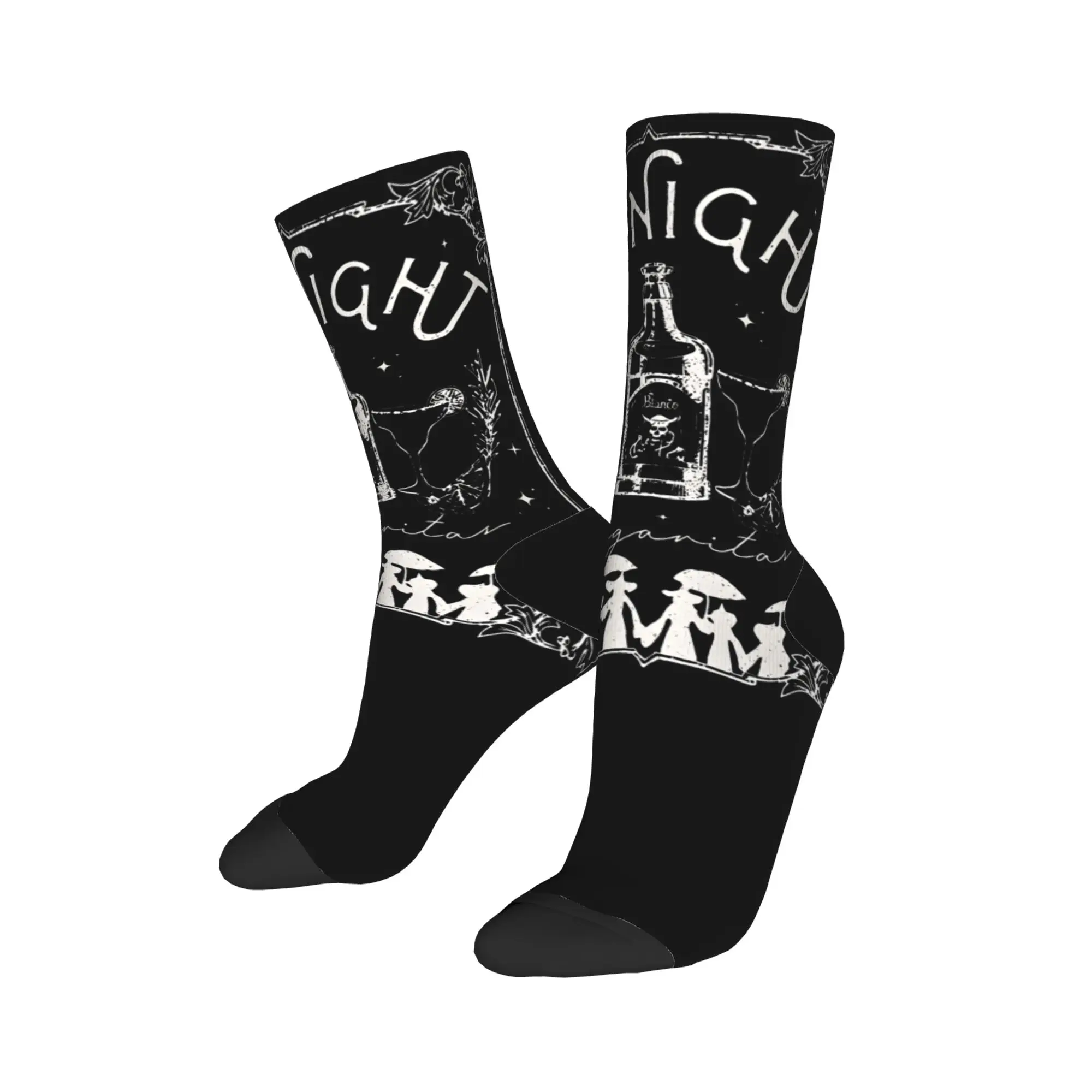 Practical Magics Socks Autumn  Stockings Fashion Men Medium Soft Socks Pattern Running Sports Non Slip Socks
