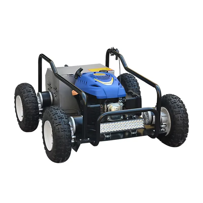 Wendy High-performance Four-drive remote control lawn mower machine New orchard lawn mower self removing lawn mower