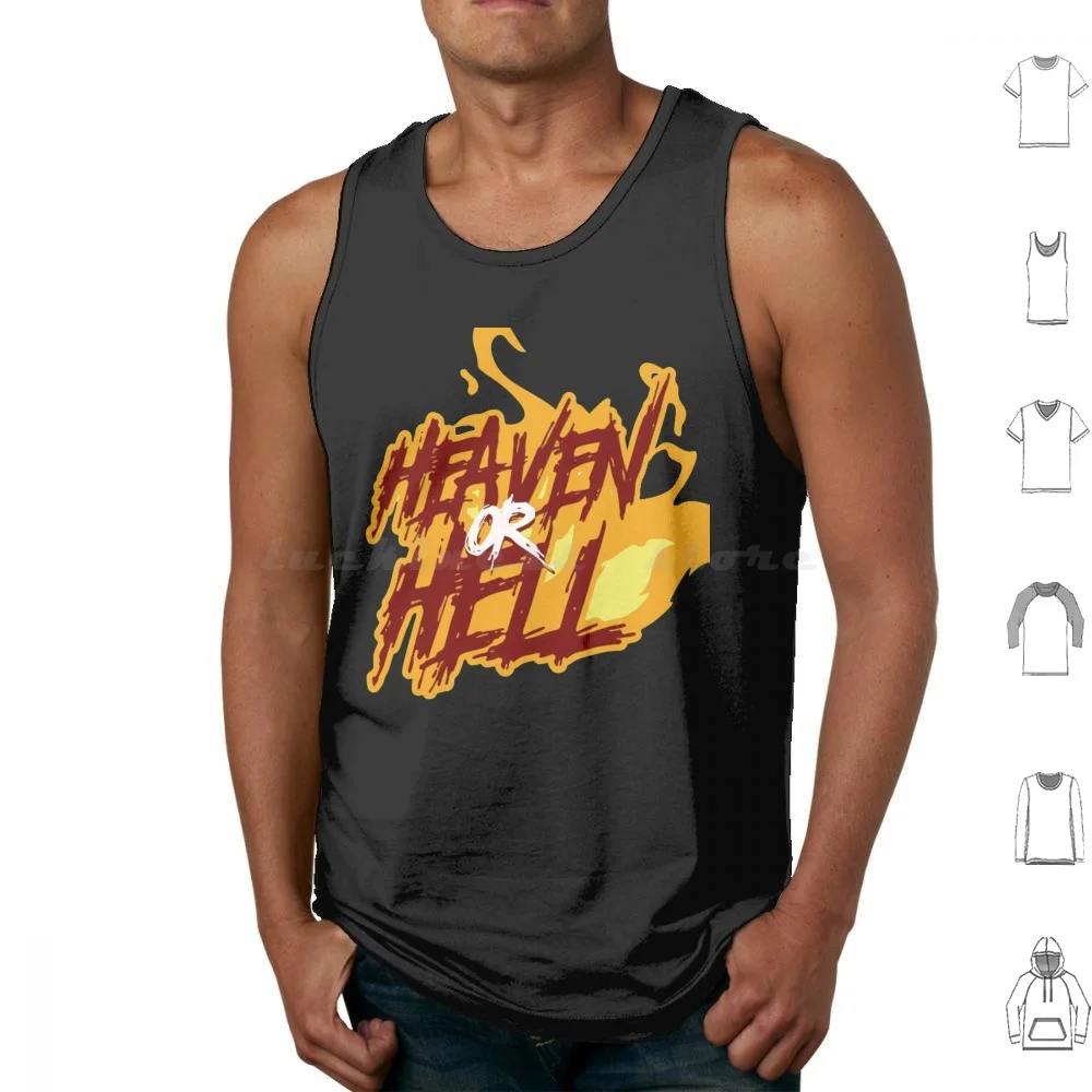 Heaven Or Hell Tank Tops Vest Sleeveless Guilty Gear 2021 Game Anime Fighting Game Video Game Dizzy Xrd May Guilty Gear