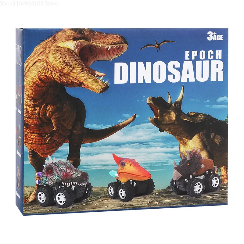 2026new brinquedos de dinossauro puxar para trás carros mini monster truck carro brinquedo conjunto para crianças meninos meninas presentes