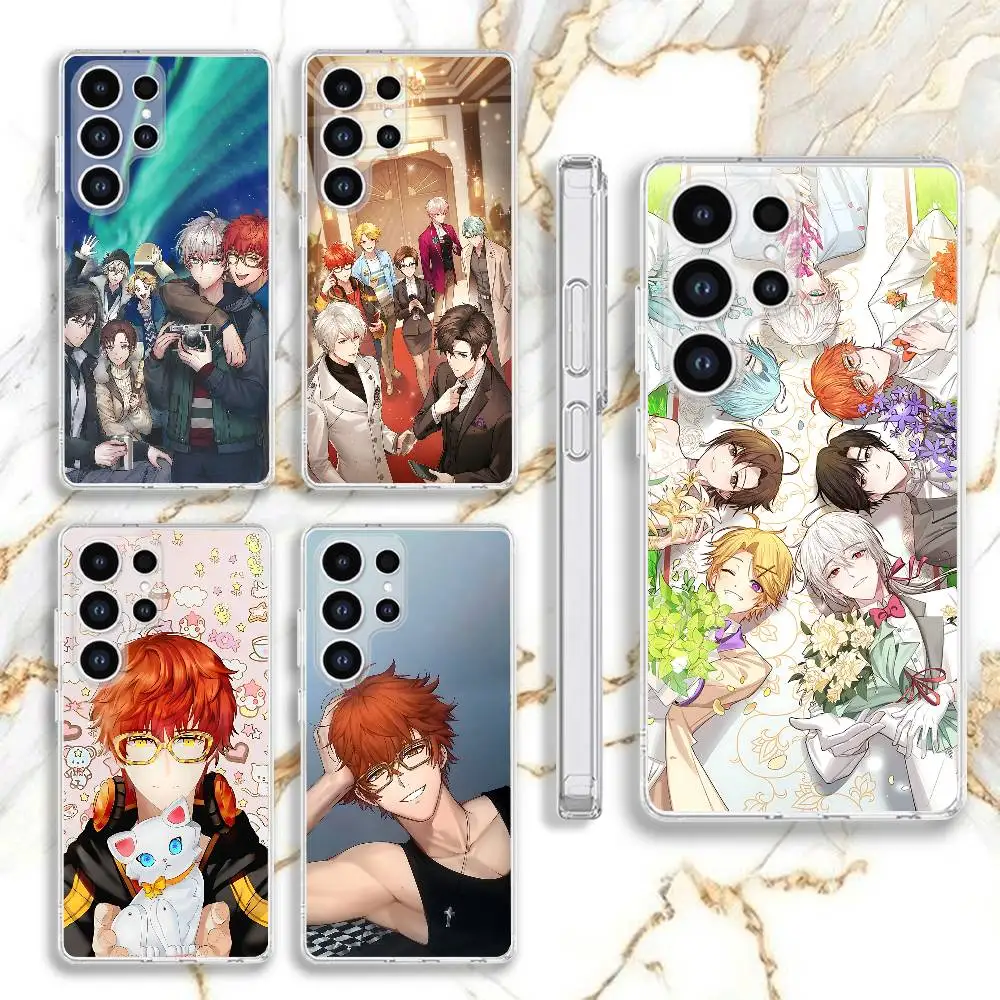 M-Mystic M-Messenger 707 Phone Case For Samsung Galaxy S24 S22 S25 S23 S21 S10 S9 Ultra Plus 5G Clear Cover