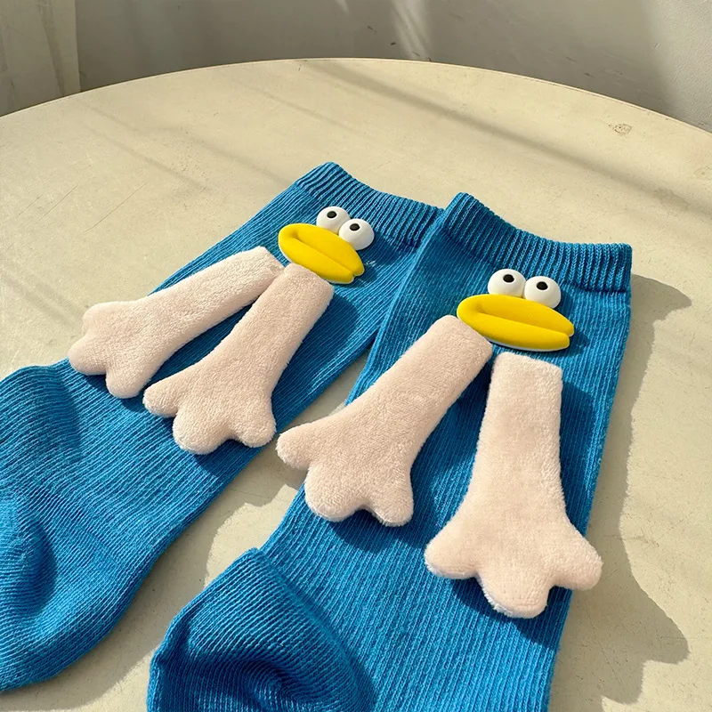 One Random Pair Magical Magnetic Candy Color Socks, Fun Hand-Holding Kids Socks, Novelty Gift for Toddlers