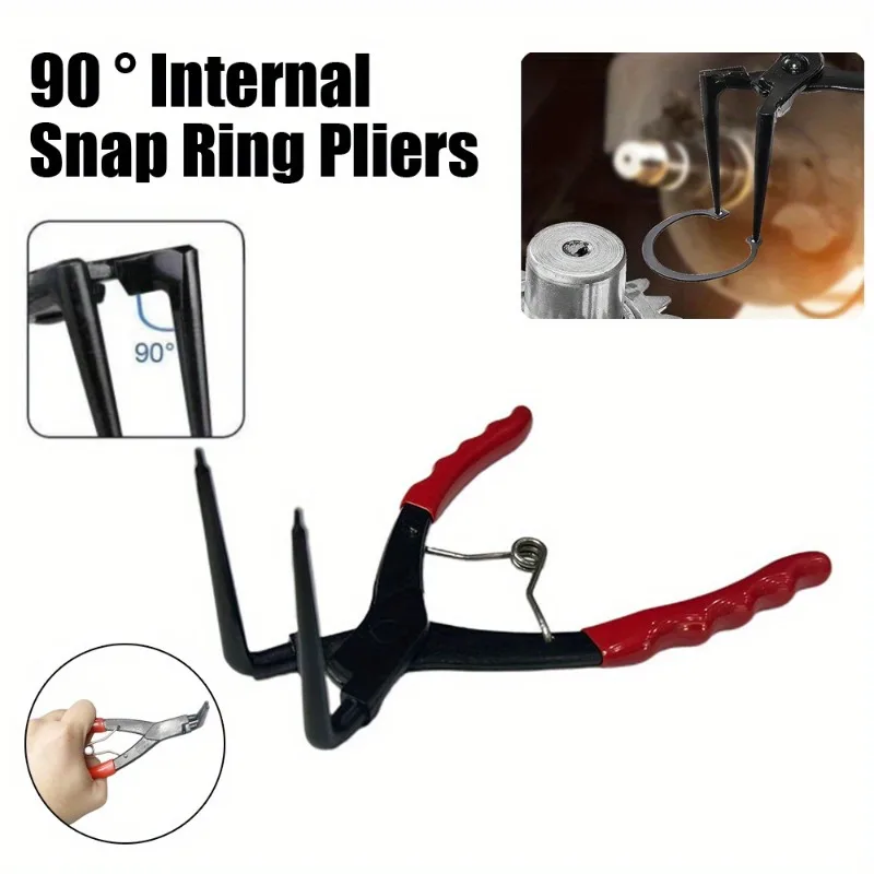

1PC 90 Degrees Bending Pliers Heavy-duty Cylinder Internal Ring Remover Retaining Circlip Pliers for Motorcycles Cars Trucks