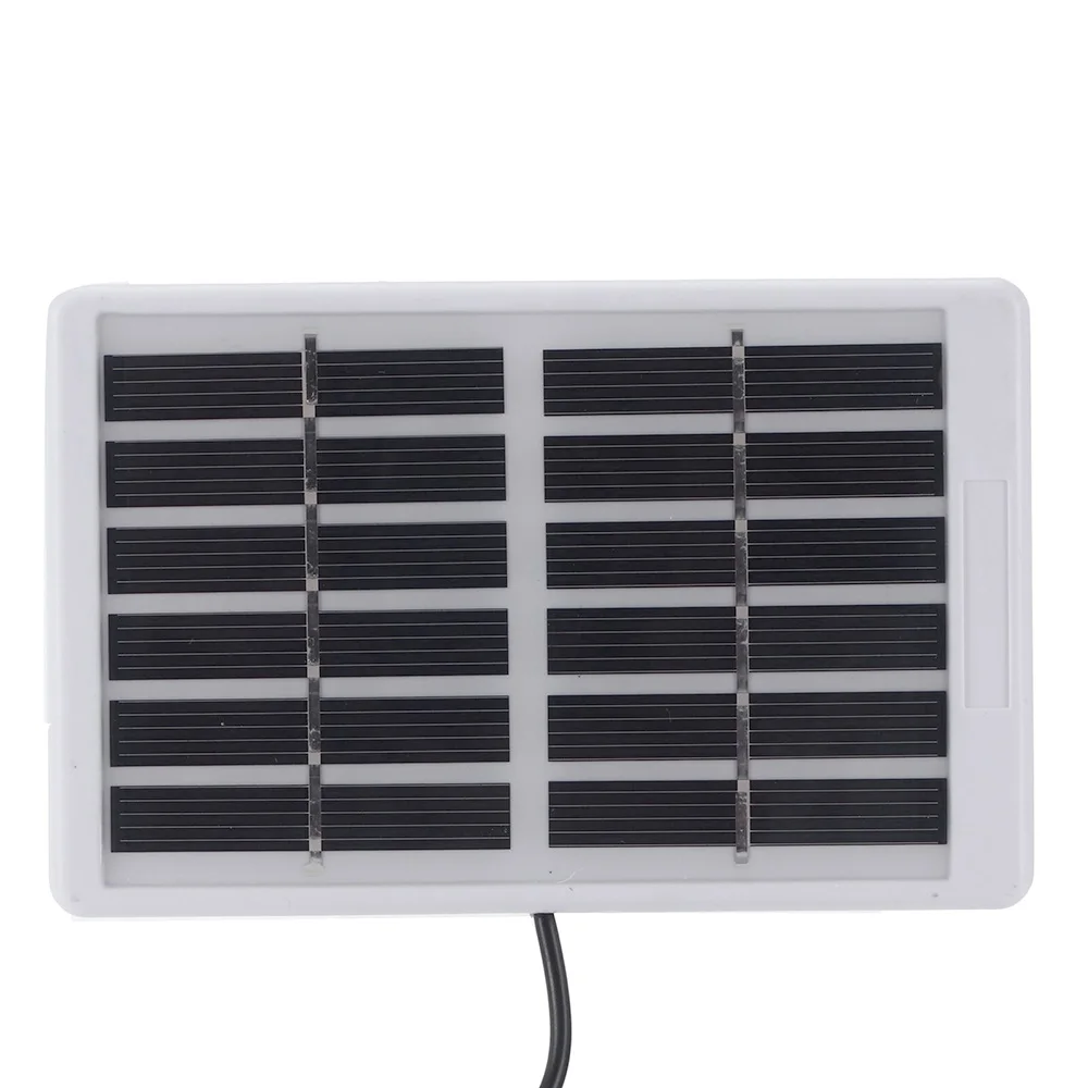 Solar Panel 6V 1.2W DC Port Portable Polycrystalline Silicon for Street Lamps Camera for Cell Phone Power Bank Battery Charger