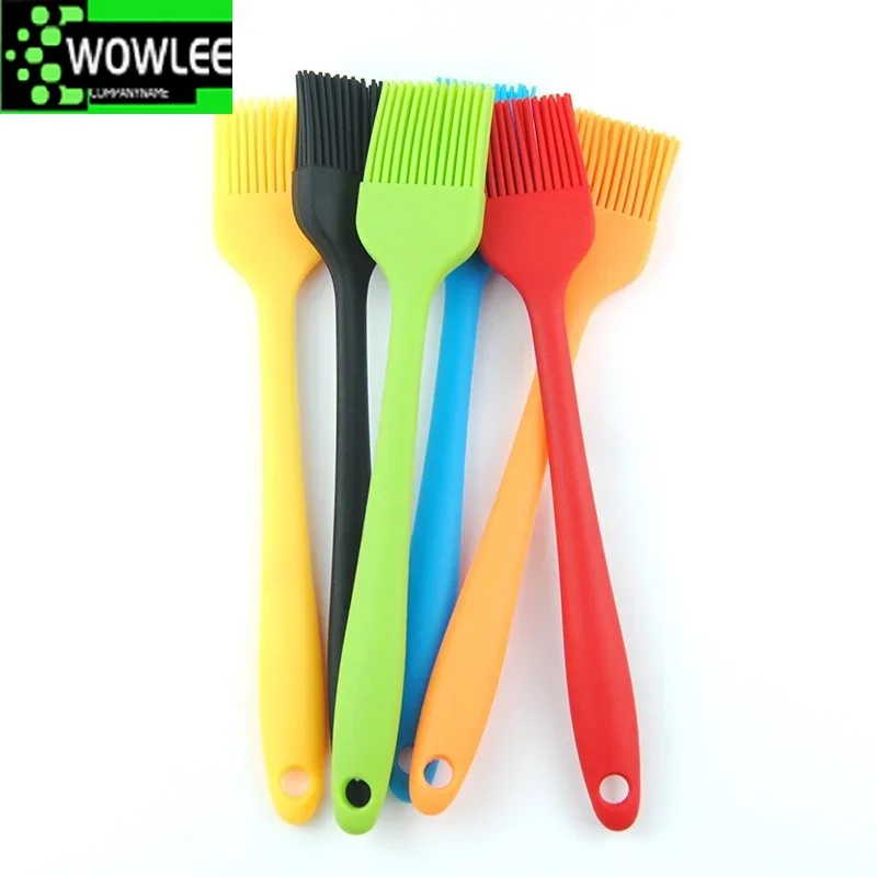 3Pcs Silicone Baking BBQ Brush, High Temperature Resistant,Oil Cream Cooking, Kitchen Tools Outdoor, Cooking Baking Appliance