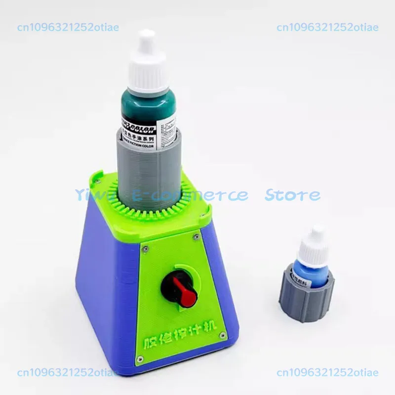 Suitable for model paint (fits 19/25mm bottles), Electric Paint Mixer - Variable Speed, Slight Offset Design BB