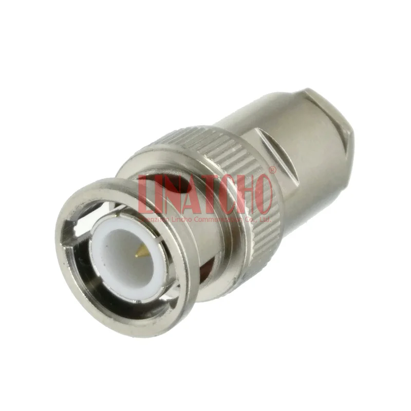 

50ohm LMR100 RG174 RG188 RG316 SYV-50-1.5 RF Cable BNC Clamp Plug Male Connector