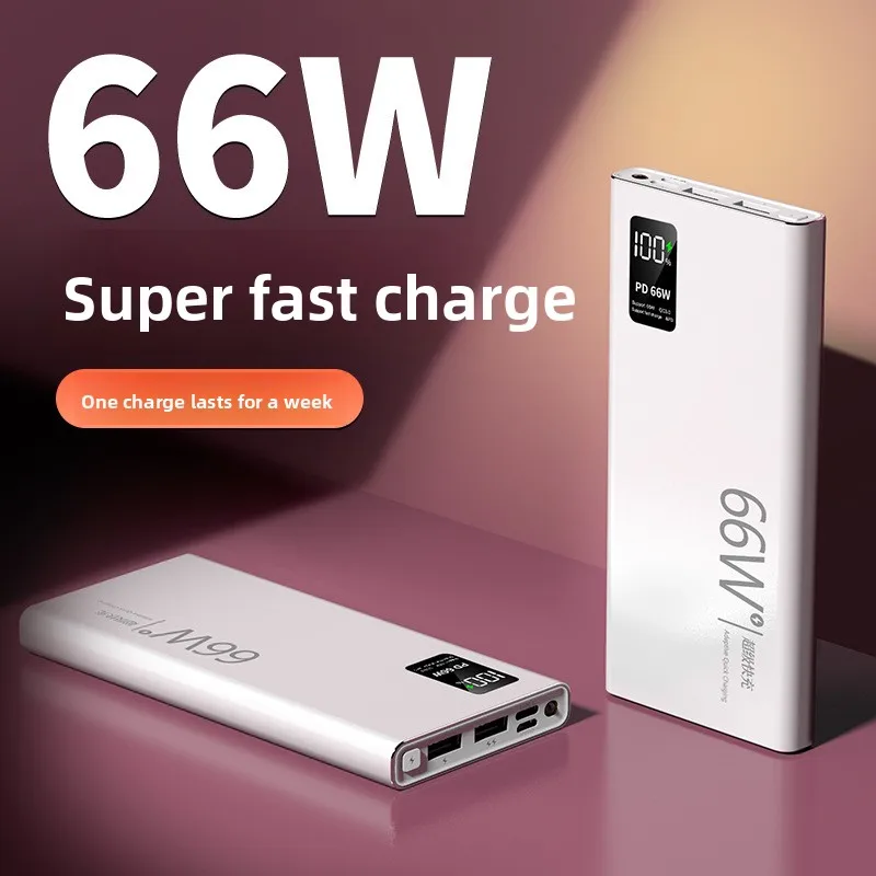 

FERISING 20000mAh 66W Super Fast Charging Power Bank High Capacity Bidirectional Fast Charging Portable