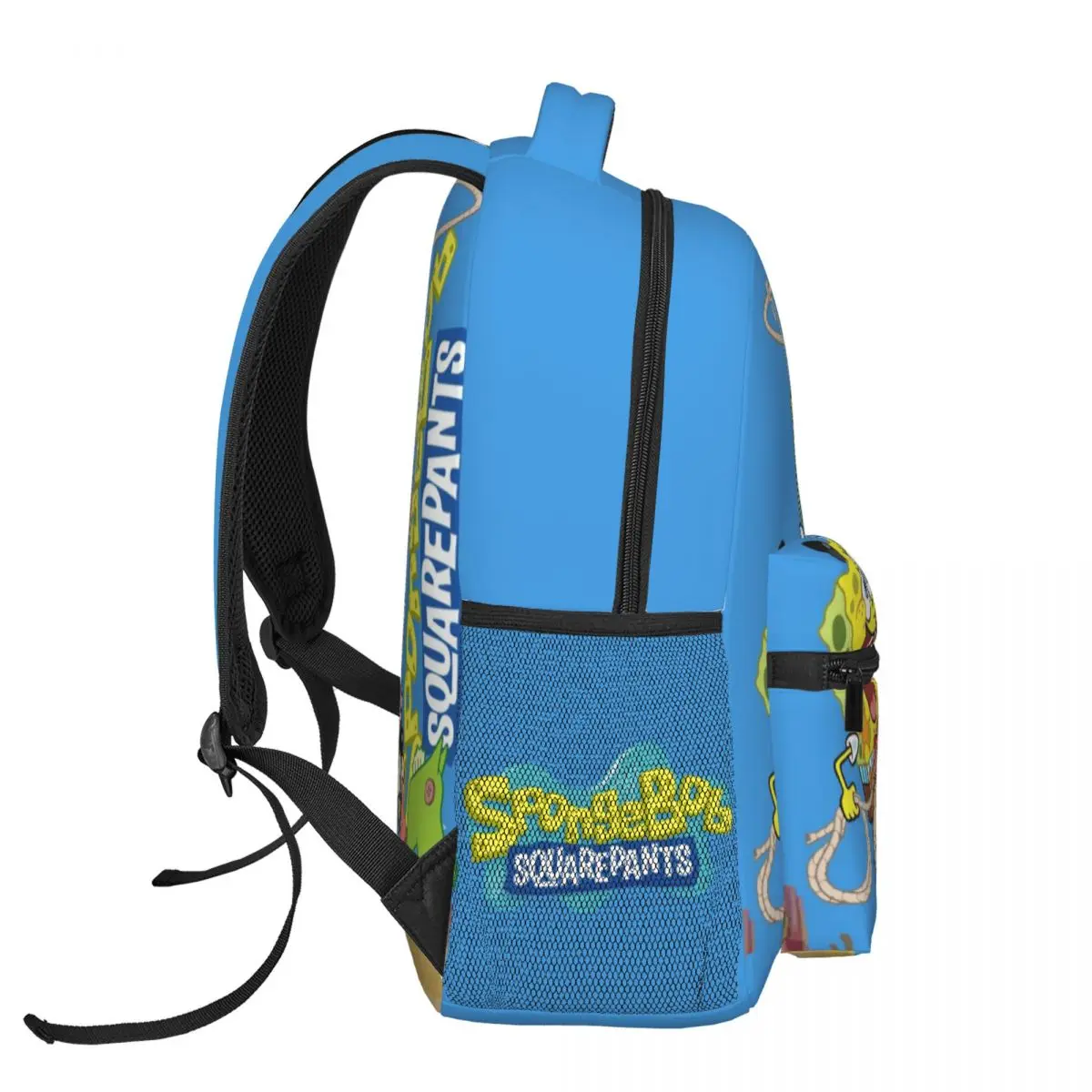 Spongebob Nieuwe Modieuze Patroon Schooltas Print Lichtgewicht Rugzak 17Inch