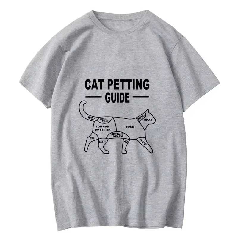 المرأة تي شيرت عادية مضحك كول القط طباعة فضفاض س الرقبة كول القط تي شيرت للنساء تي شيرتات قصيرة الاكمام الشارع الصيف 2025 بلايز #2