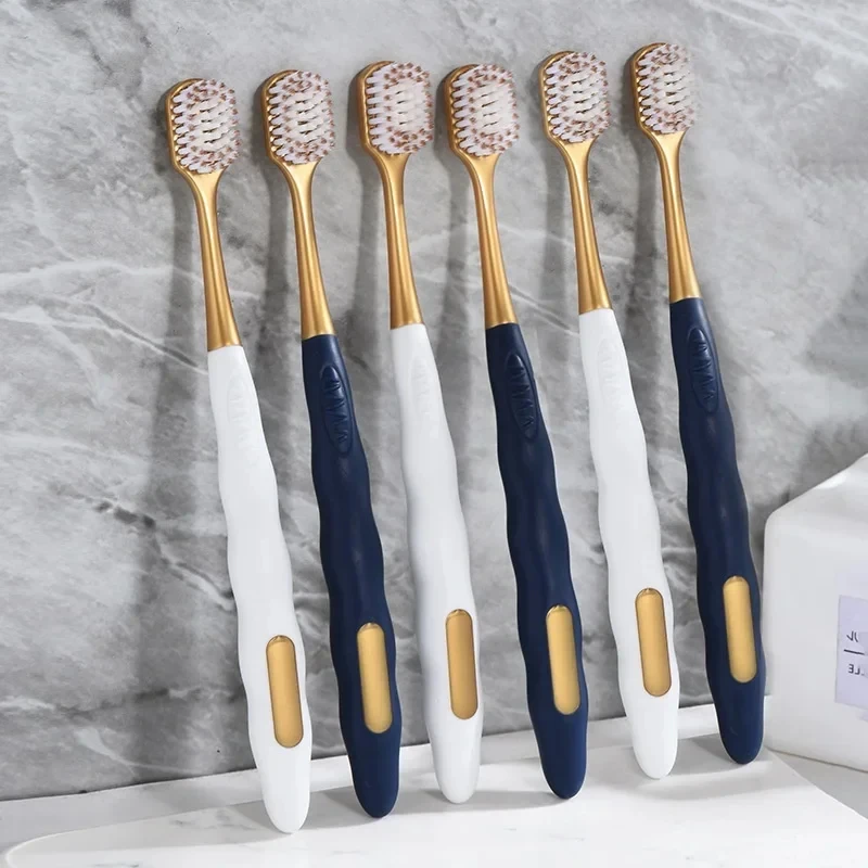 High Quality Wide Head Soft Bristled Toothbrush 6 Pack For Adults Men Women Oral Care Household Cleaning