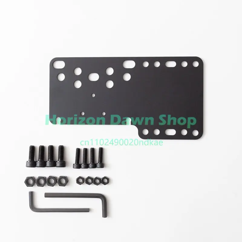 Racing game emulator handbrake gear adapter board desktop bracket folding frame seat accessories metal conversion board