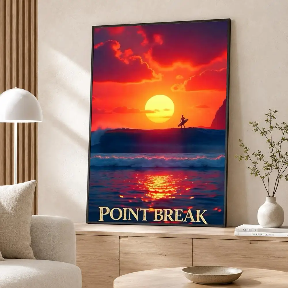 Movie Point Break Poster Poster Wall Sticker Waterproof Self Adhesive HD Art  Bedroom Bar Decor