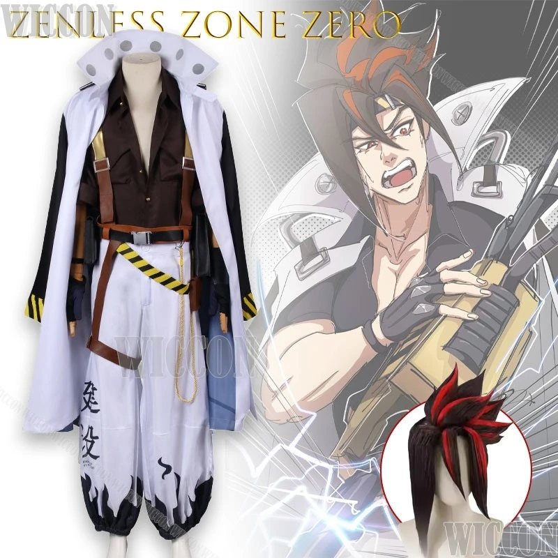 

Zenless Zone Zero Anton Ivanov Cosplay Costume Authentic Game Replica Anime Outfit Holiday Special Edition Navidad Carnival