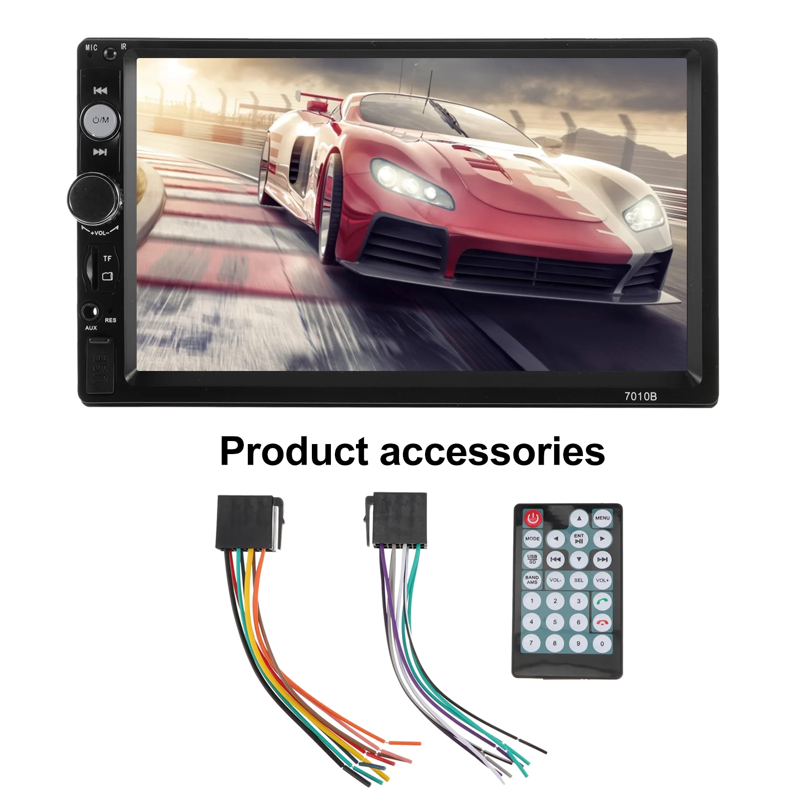 1 Set Car MP5 Player 7 inch Car Stereo Car Accessory 7 inch Touch Screen Player