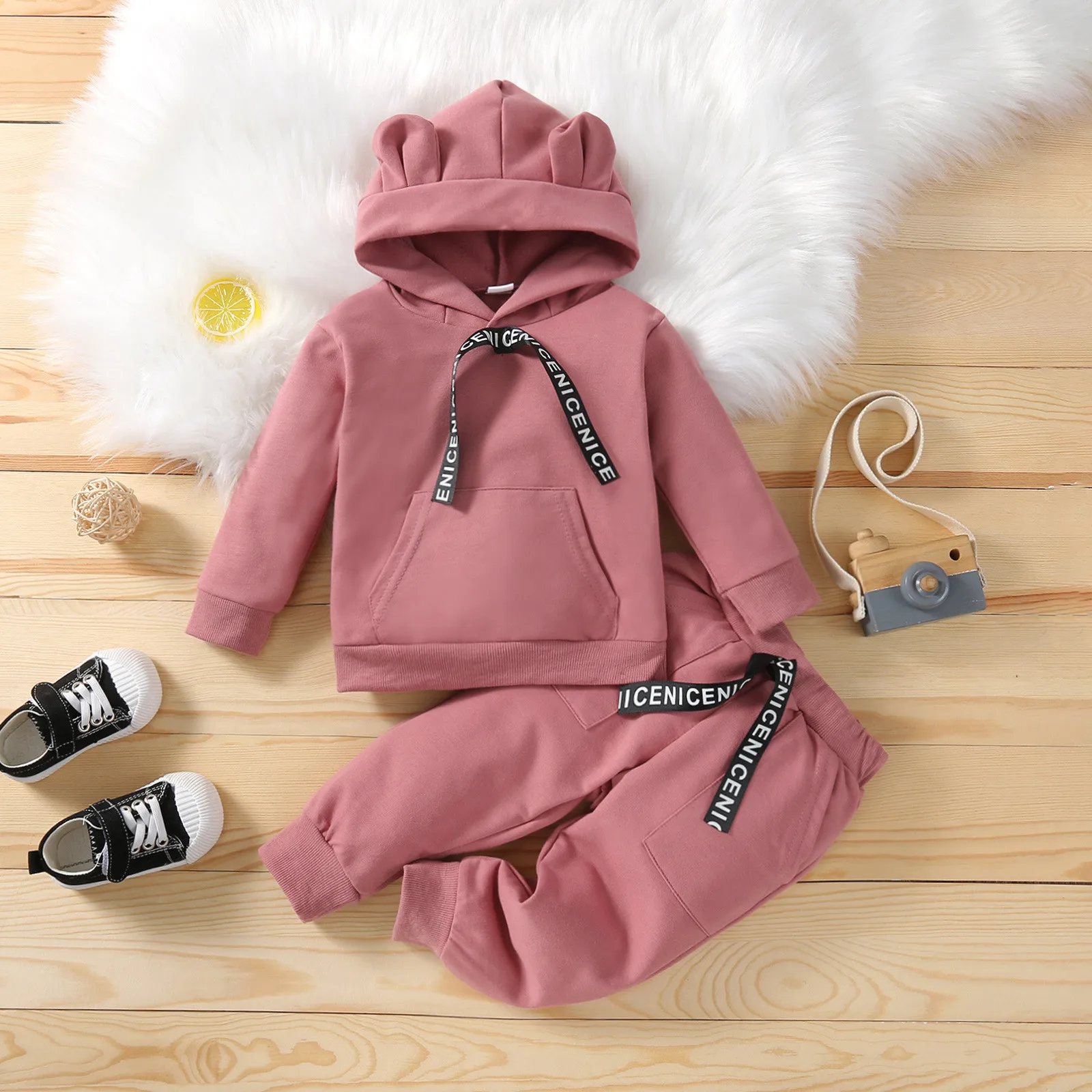 

Spring Autumn Children Cotton Clothing Suit Baby Boys Girls Clothes Kids Sport Hoodies Pants 2pcs/Sets Fahion Toddler Tracksuits