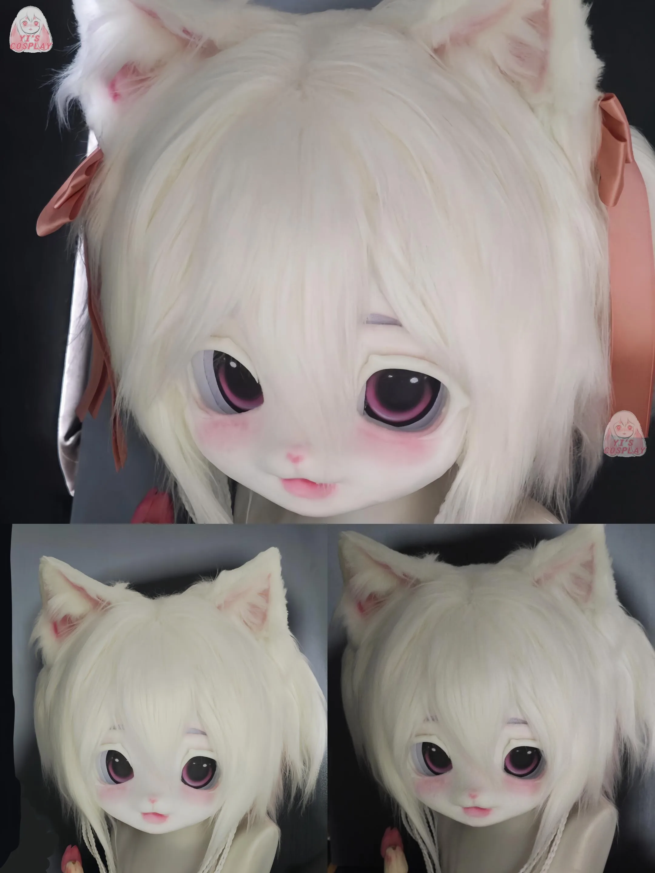 Furry Head Cosplay Kigurumi Fursuit Handmade Kigurumi Head Customized Fursuit Furry Custom Role Play Headsets Beast