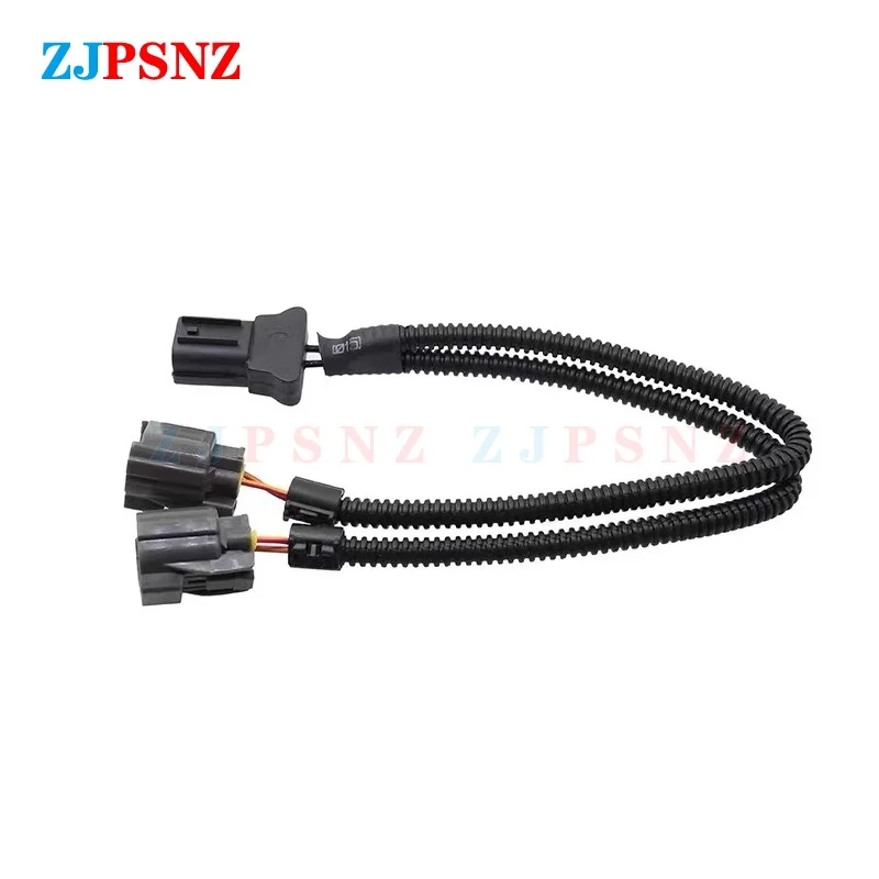 Car Horn Speaker Adapter Pigtail Socket Two Special Line Beam Horn Wiring Harness Female Male Plug Snail Horn Socket Conversion