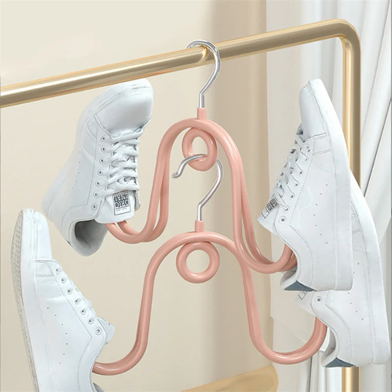 Drying Rack Household Multifunctional Shoe Hanger Shoe Hanger Outdoor Balcony Shoe Hanger Hook Outdoor Sandals Hanger Hanger