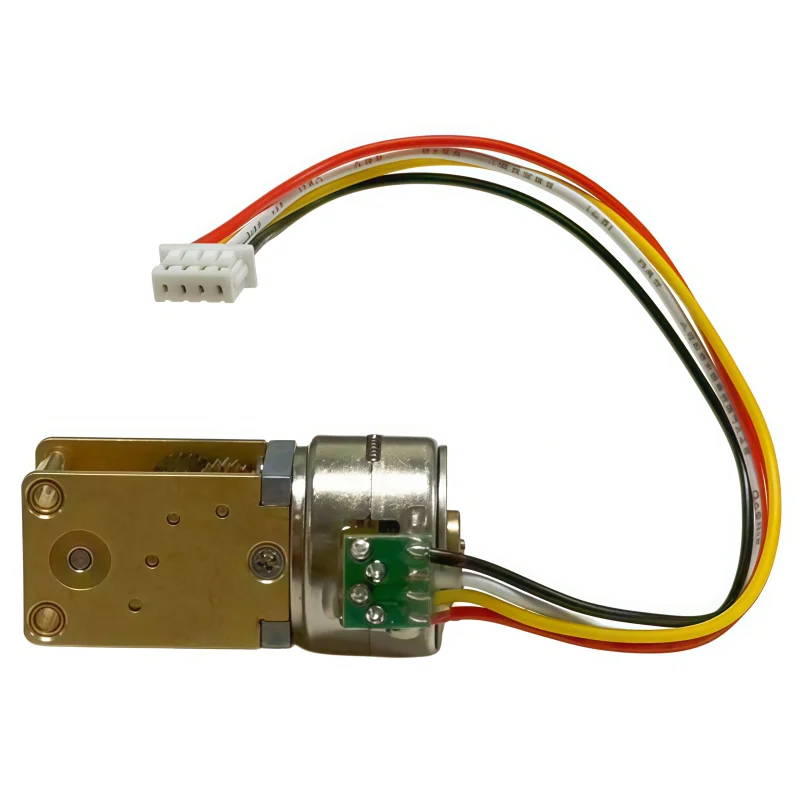 1218BY15 Stepping Reducer Motor - D-Type Shaft Worm Gear Reducer Stepping Motor - Silent