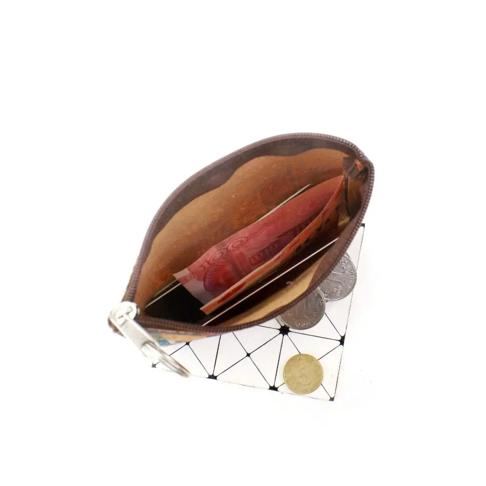 Wood Grain Printing Coin Purse New Vintage Pouch Wallet