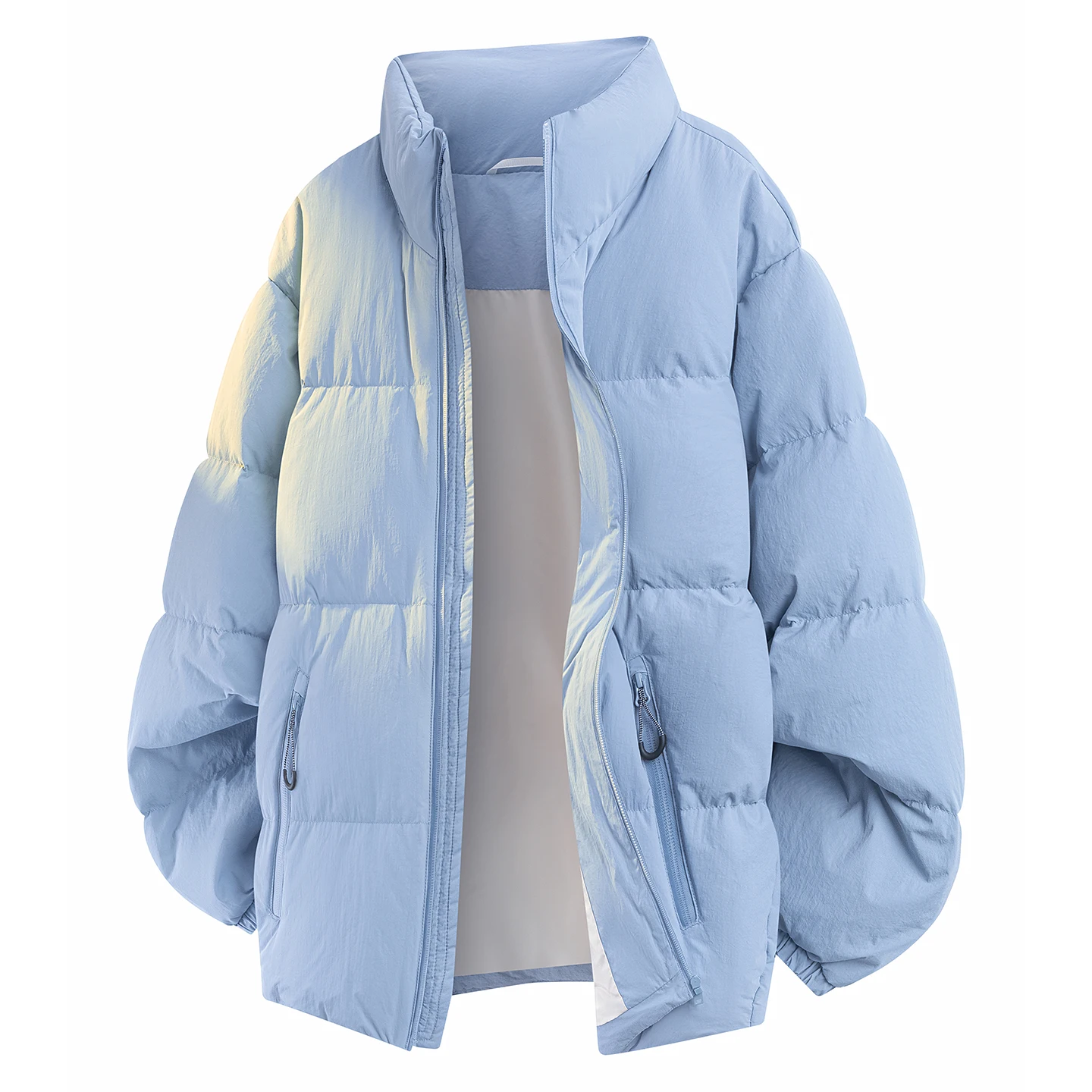 

Повседневные мужские зимние пуховики с воротником-стойкой, однотонные теплые куртки-пуховики, ветрозащитная утепленная верхняя одежда для пар