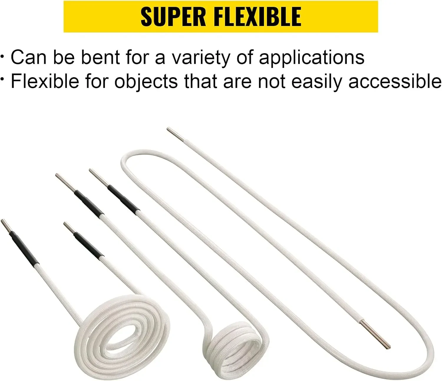 Induction Heater Coil Kit 8PCS Most Used Induction Heater Coils with Varying Lengths, Heat Resistant Induction Heater Tool