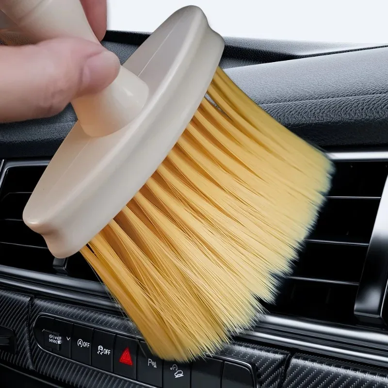 Keyboard Detail Brush Car Interior Cleaning Tool Air Conditioner Air Outlet Clean Brush Car Crevice Dust Removal Artifact Brush