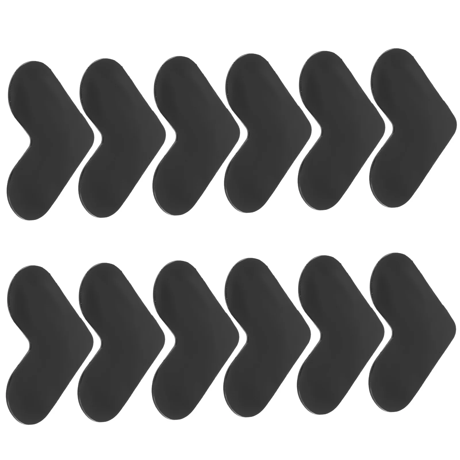 12Pcs PU Rug Pad Grippers Anti Slip Carpet Tape for Tile Wood Marble Concrete Floors Reusable Rug Holder Stickers for Area Rugs