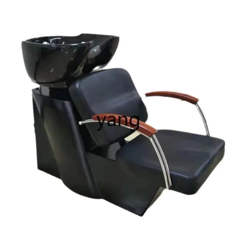 LMM semi-reclining shampoo bed hair salon special modern simple seat chair flush bed factory direct sales