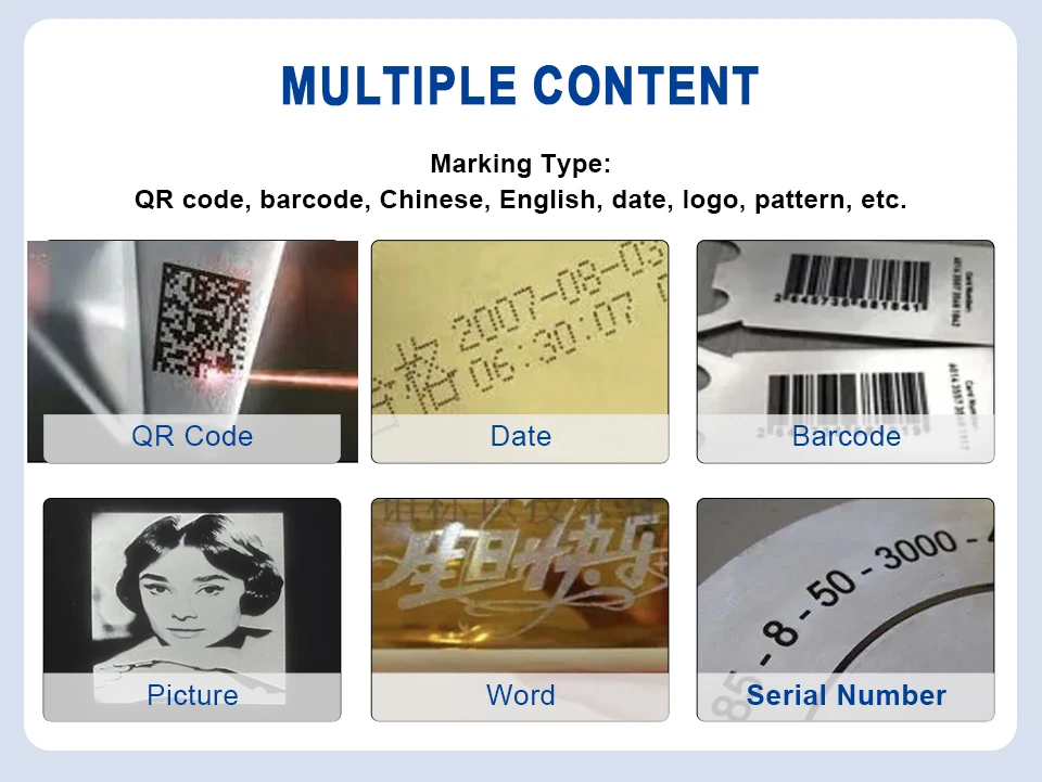 

Portable UV Fiber Laser System: Engrave Frosted QR Codes, Dates, Text on Glass Bottles, Phone Screens, Crystal Awards