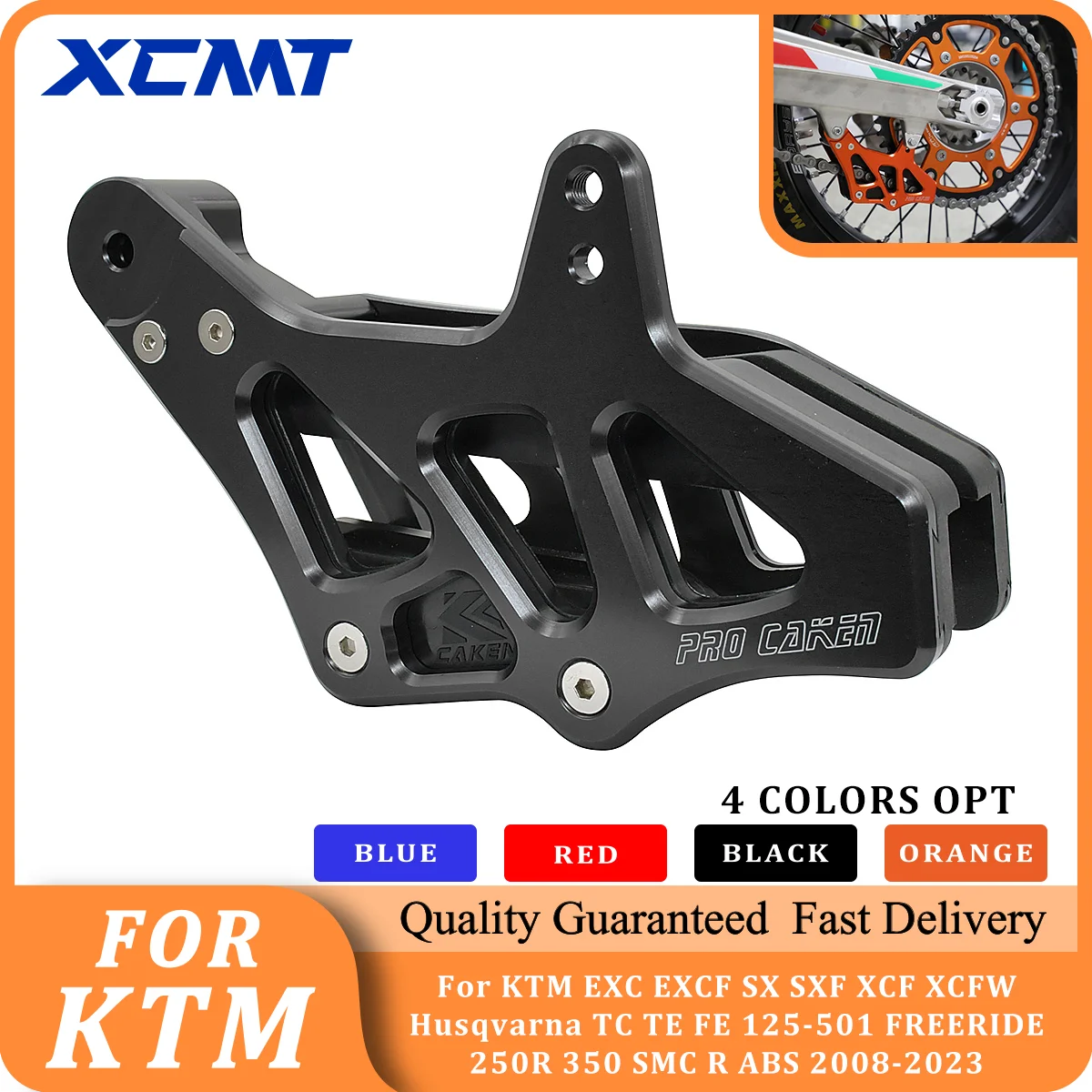 Motorcycle Chain Guide Guard For KTM TPi EXC 300 EXC 250 SX 125 EXC-F 350 450 SX-F 450 530 XCW 500 XC XCF Six Days 2008-2023 