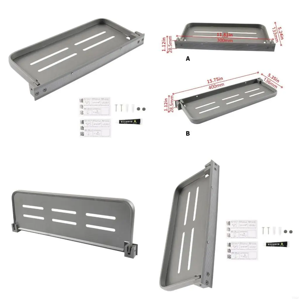 30cm/40cm Foldable Space Saver Shelves for Interior Organization Folding Shelves New