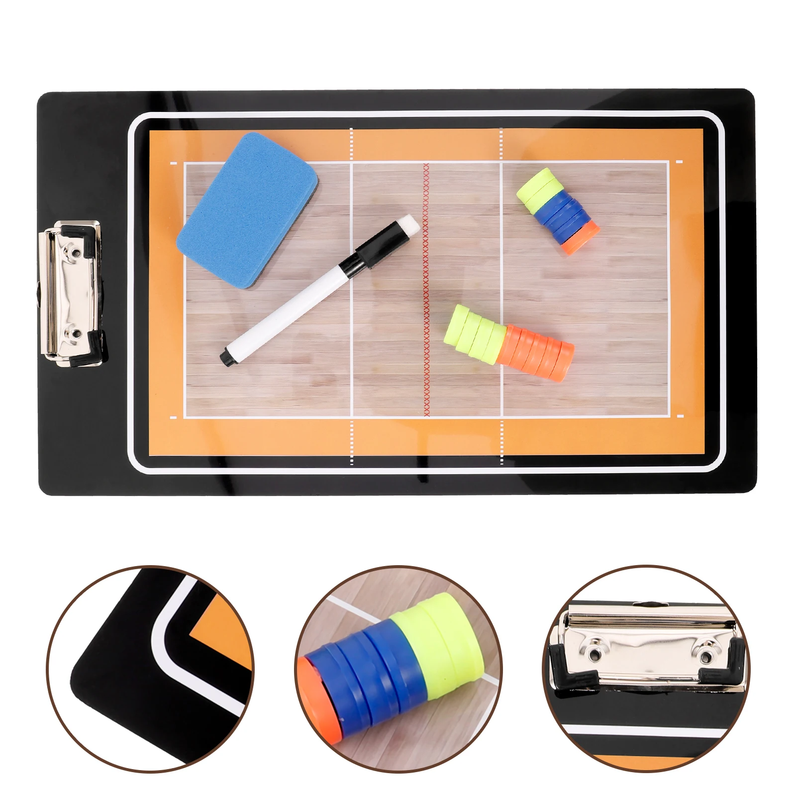 

Volleyball Training Equipment Aid Board Match Clipboards Plastic Practice Portable