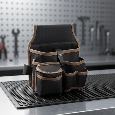Multifunctional Tool Storage Bag Pouch Belt Hardware Electrician Toolkit Drill Waist Bag Wrench Screwdriver Tool Bags Organizer