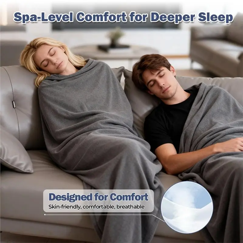 ABUN Wearable Sleeping Bag for Adults, Portable Cozy Wrap, Breathable Sleep Sack, for Travel, Home, Camping, Relaxation,