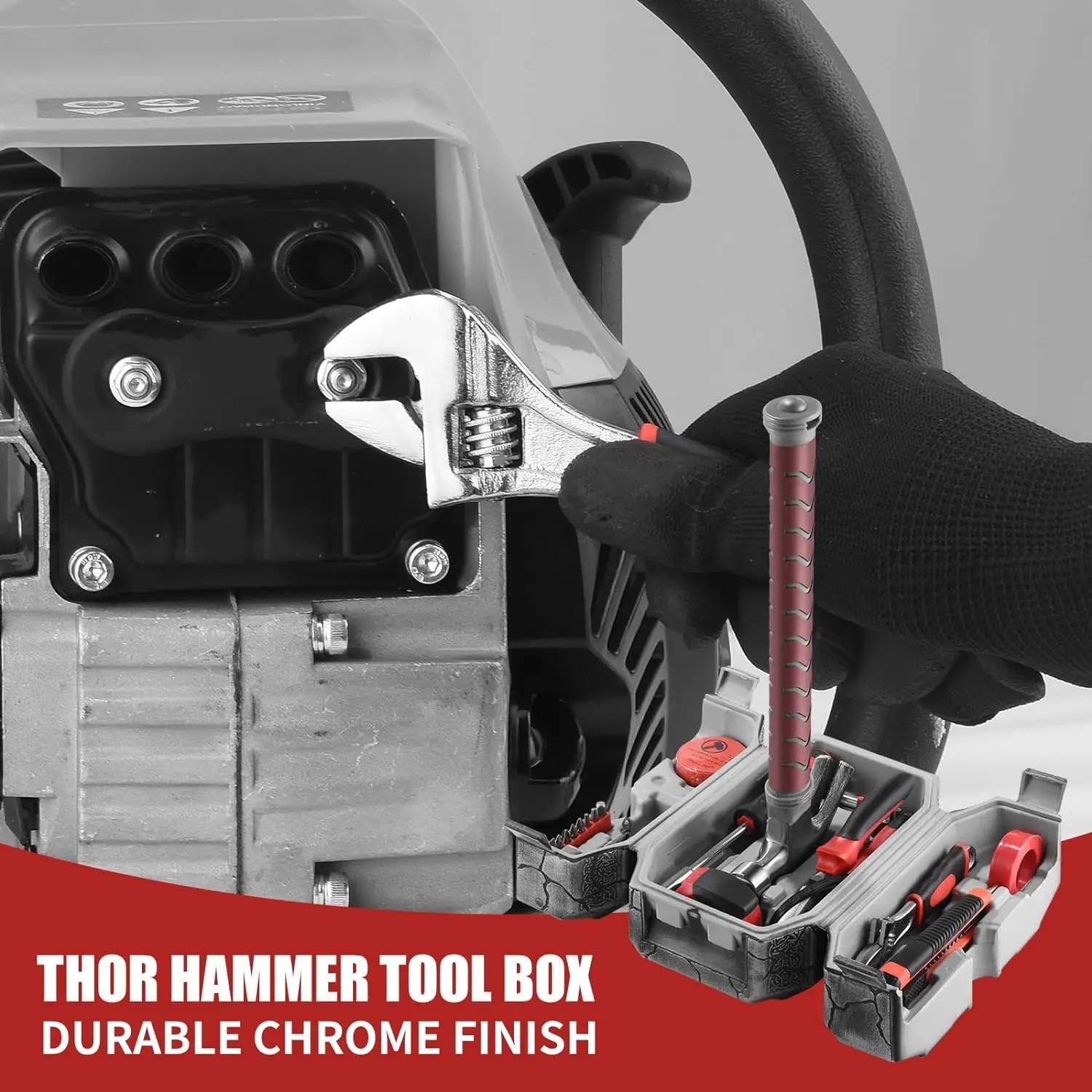 Thor Hammer kotak peralatan rumah tangga, Kit peralatan rumah tangga, Set peralatan palu Mjolnir Thor, hadiah liburan Marvel