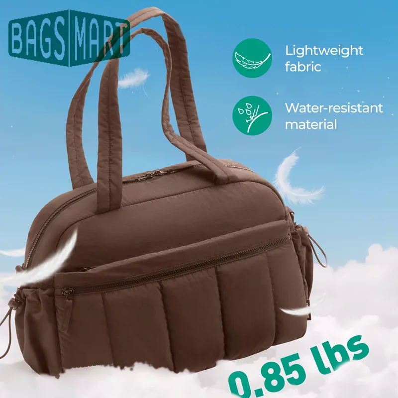 

BAGSMART Женская спортивная сумка для путешествий с мокрым карманом Легкая водонепроницаемая спортивная сумка для ручной клади Weekender