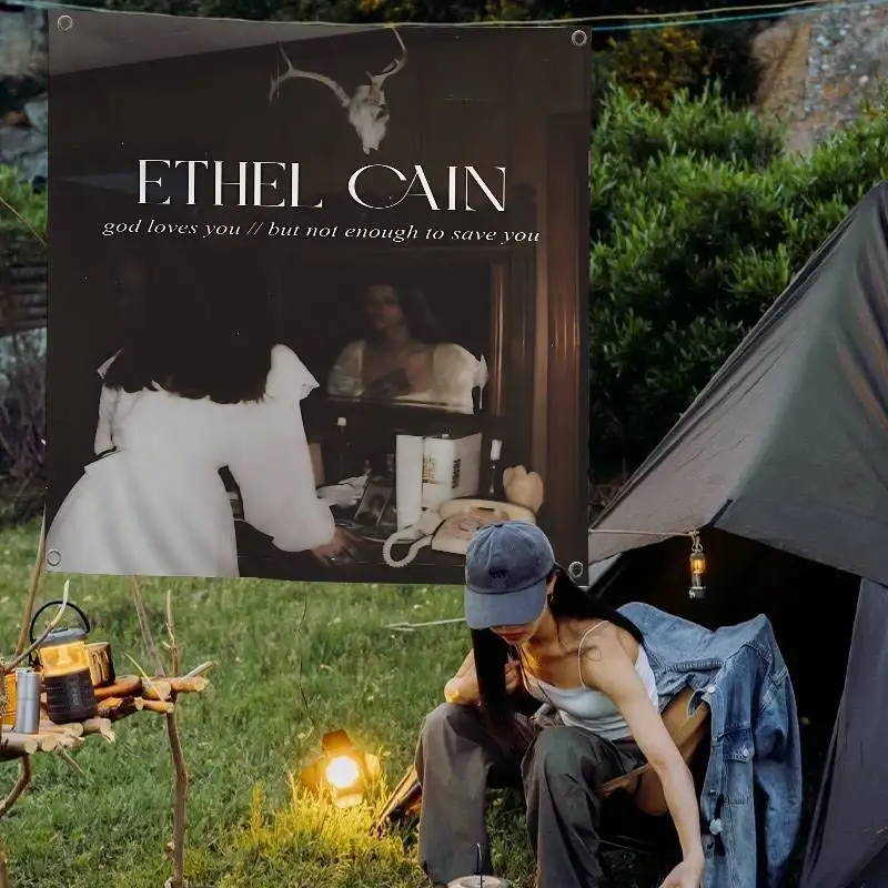 المغني الكلاسيكي E-ethel الموسيقى C-سلسلة كبيرة الحجم متجر الفن تعزيز الإعلان كشك العلم لافتات معلقة